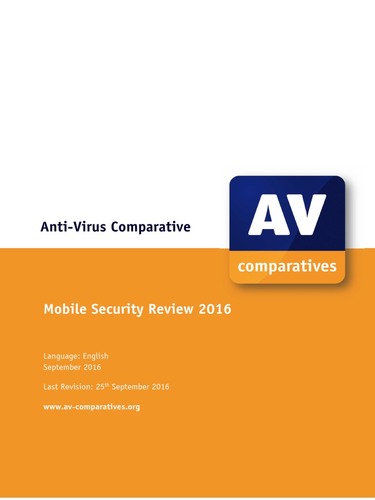 Ms Av Comparatives Mobile Security Report Sep 2016 Pdf Pdf Android Operating System Mobile App
