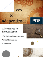 Alternatives To Independence