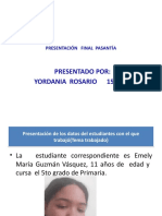 Presentación final de pasantía - Yordania