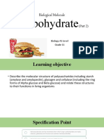 Carbohydrate: Biological Molecule