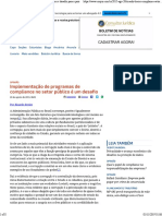 BREIER, Ricardo - Implementação de Compliance No Setor Público PDF