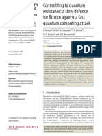 Committing To Quantum Resistance: A Slow Defence For Bitcoin Against A Fast Quantum Computing Attack