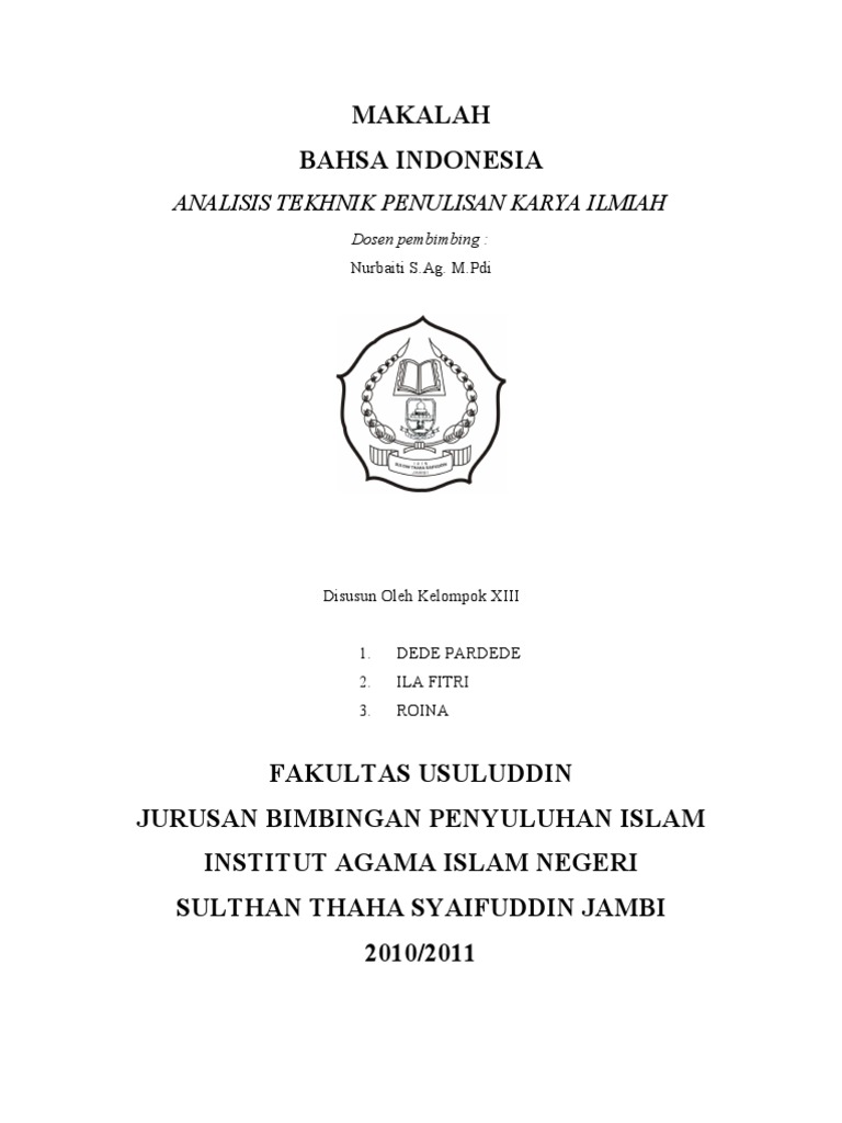 Aris Cara Membuat Karya Ilmiah Karya Ilmiah