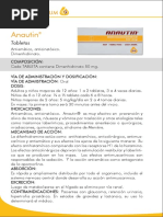 Uso y Dosis de Lisalgil Inyectable | PDF | Salud y bienestar