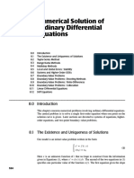 Numerical Solutions of ODEs