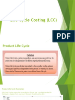 Life cycle costing analysis for solar panel product
