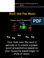 Rock and Pop Music
