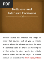 Reflexive and Intensive Pronouns