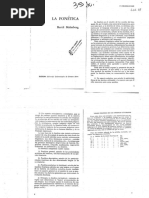 MALMBERG, Bertil - La Fonetica | PDF