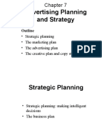 Advertising Planning and Strategy: Outline