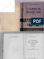 Hartmann Nicolai La Filosofia Del Idealismo Aleman Tomo I PDF
