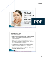 Medical Procedures For Melasma by DR Lilik Norawati, SPKK PDF