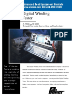 Digital Winding Tester: Advanced Test Equipment Rentals