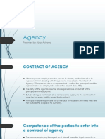 Agency: Presented By: Ajitav Acharya