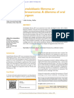 Ameloblastic Fibroma or Fibrosarcoma: A Dilemma of Oral Surgeon