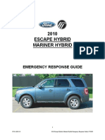 2010 Escape Hybrid Mariner Hybrid: Emergency Response Guide