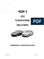 Fusion Hybrid MKZ Hybrid 2012: Emergency Response Guide