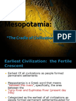 Mesopotamia: The Cradle of Early Civilization