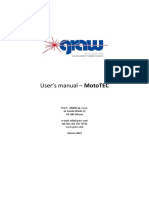 MotoTEC User's Manual