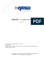 Mototec - Troubleshooting: Edition 1.0