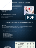 UPSS HEMOTERAPIA: Banco Sangre, Ambientes y Relaciones