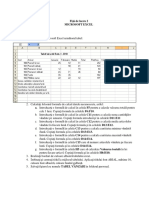 Fisa de Lucru Excel-Clasa-10d