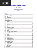 Python For Lecture V05