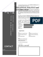 Philippine Politics and Governance: Contact