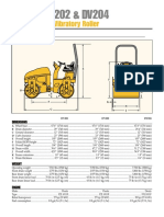 DV201, DV202 & DV204: Tandem Drum Vibratory Roller