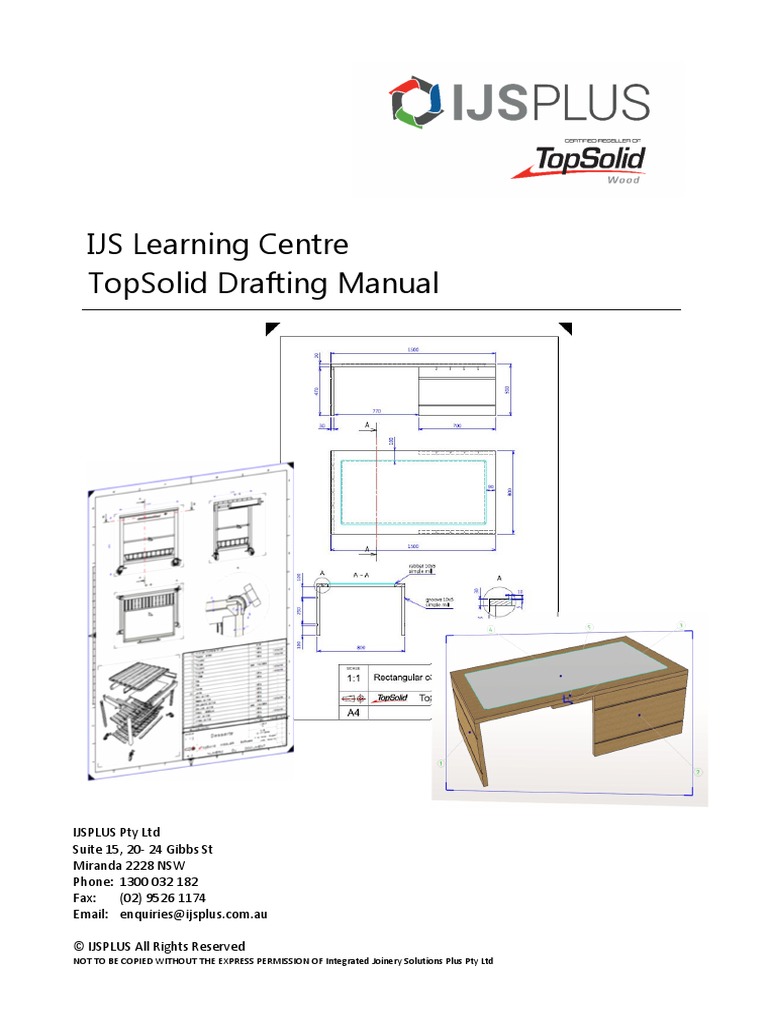 IJSPLUS Learning Centre TopSolid Drafting Manual PDF Icon