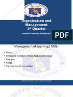 Organization and Management 1st Quarter ppt..