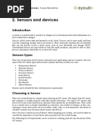 Chapter II IoT - Sensors and Devices