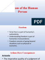 5 Freedom of The Human Person