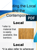 Integrating The Local and The Contemporary