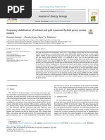 Frequency Stabilization of Isolated and Grid Connected Hybrid Power System Models