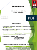Transduction: Microbial Genetics - (BIT-603) Seminar Presentation