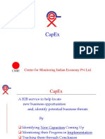 Capex: Centre For Monitoring Indian Economy PVT LTD