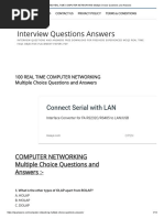 100 REAL TIME COMPUTER NETWORKING Multiple Choice Questions and Answers PDF