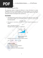 Beam Deflection - Moment Area Method PDF