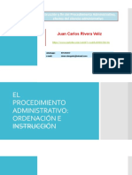 El procedimiento administrativo: ordenación e instrucción