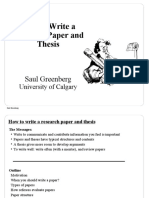 How To Write Research Paper and Thesis