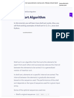 Shell Sort Algorithm: Soon For New Contents