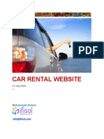 Car Rental Website: Muhammad Ahmed