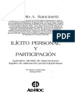 Sancinetti, M. Ilícito Personal y Participación.