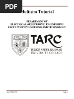 Multisim Tutorial & Assignment May2019 Amended