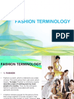 Fashion Terminology Guide
