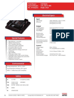 120 Watts: Electrical Specs