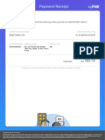 Payment Receipt PDF