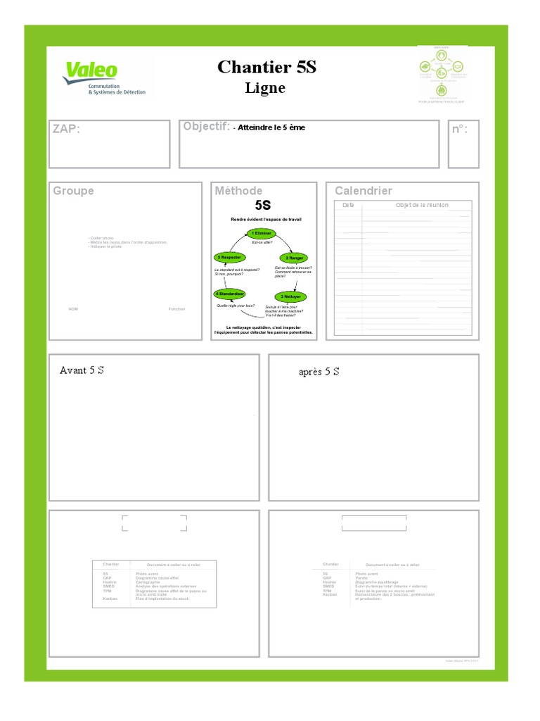 Panneau 5S Standard | PDF | Informatique et technologies de l ...