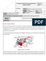 Informe de Prácticas de Laboratorio, Taller O Campo.: Departamento de Energía y Mecánica